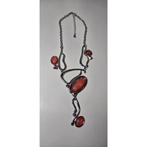 Very nice signed necklace 14 in. with 3 inch extension